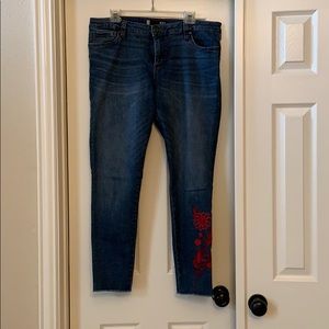 Kut from the Kloth embroidered jeans